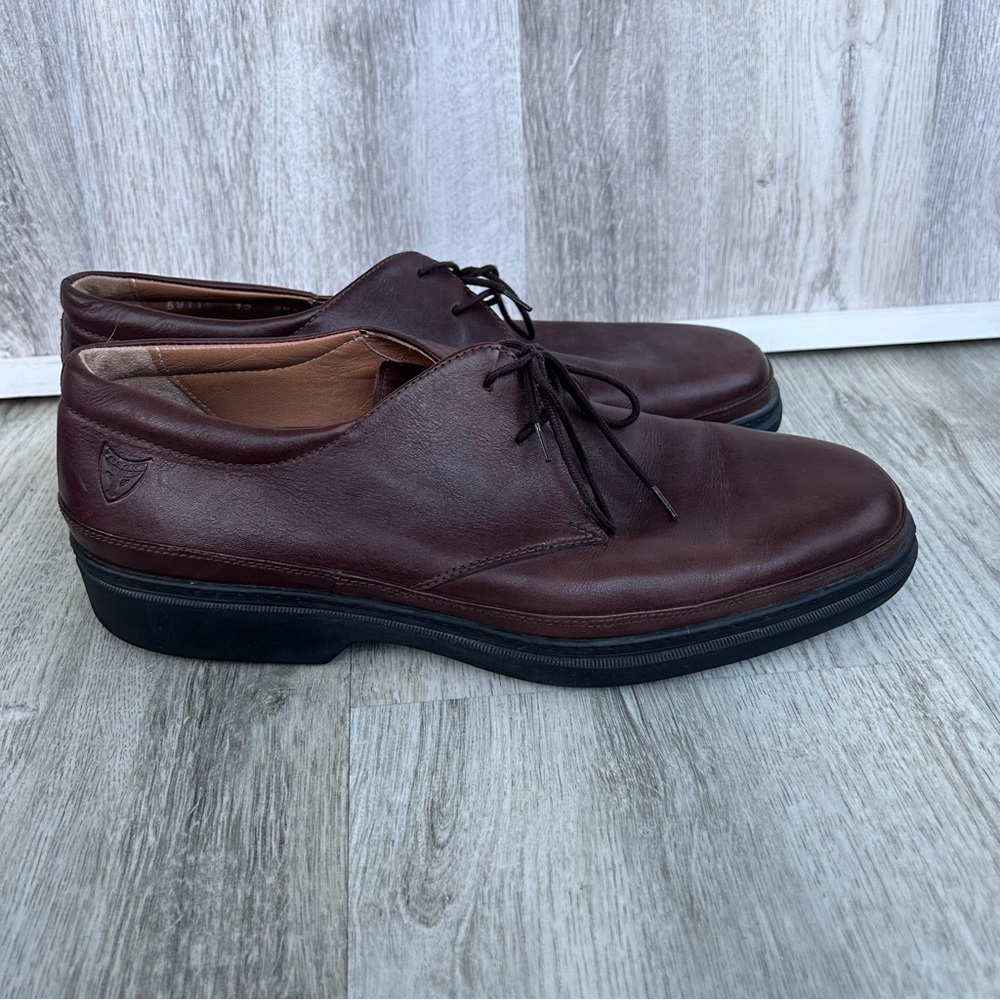 Michael Toschi Leather Oxford Derby Men's 12 Calaveras Golf Shoe Brown Italian
